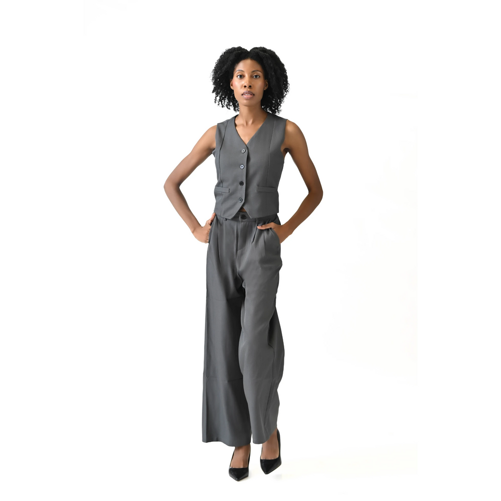 Signature Charcoal Waistcoat and Trouser Set