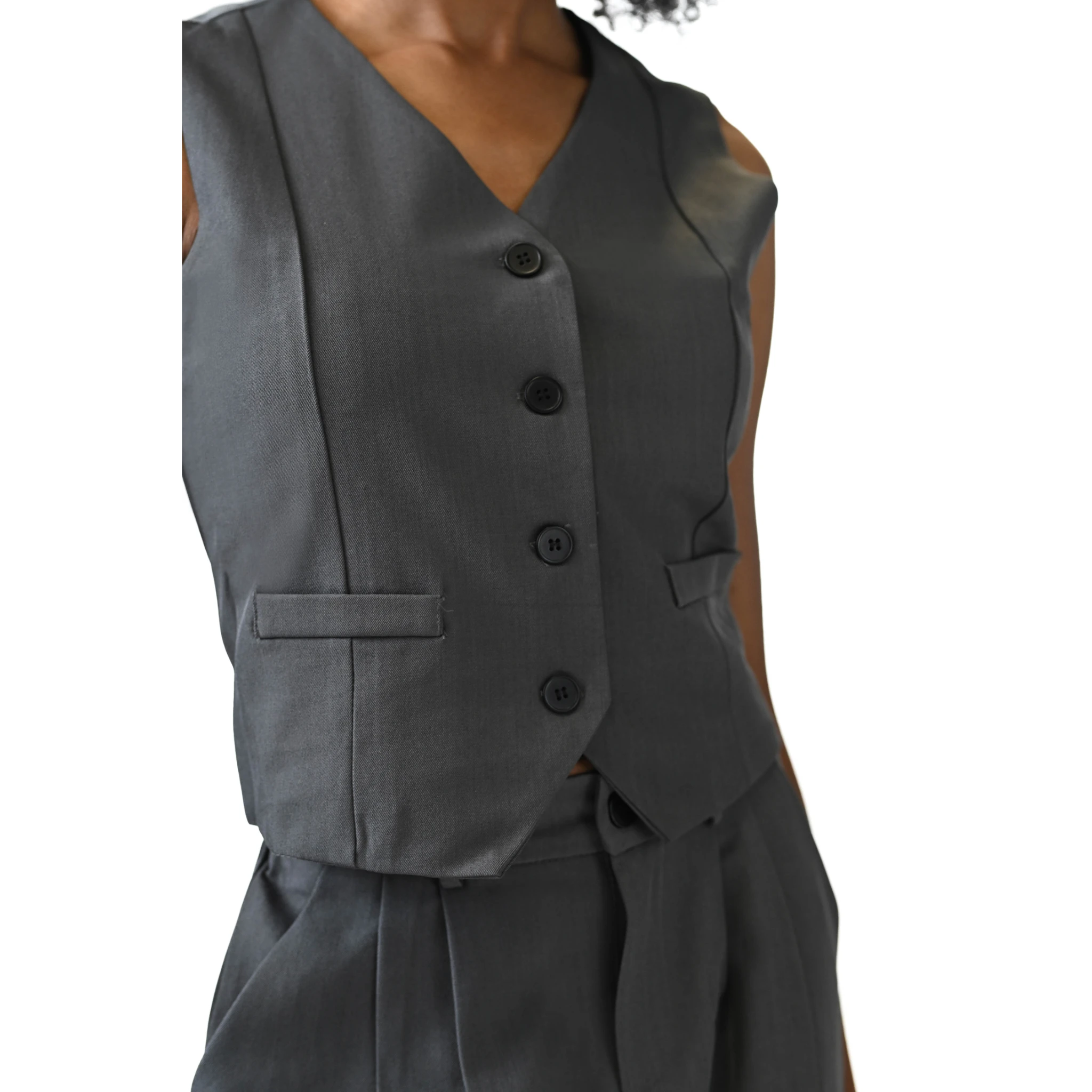 Signature Charcoal Waistcoat and Trouser Set