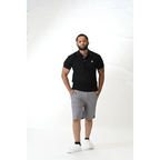 Noir Frame Jet Black Polo Shirt