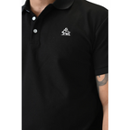 Noir Frame Jet Black Polo Shirt