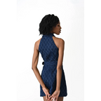 Margaux Denim Dark Indigo Belted Mini Dress