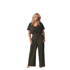 Bossbelle Deep Emerald Power Jumpsuit