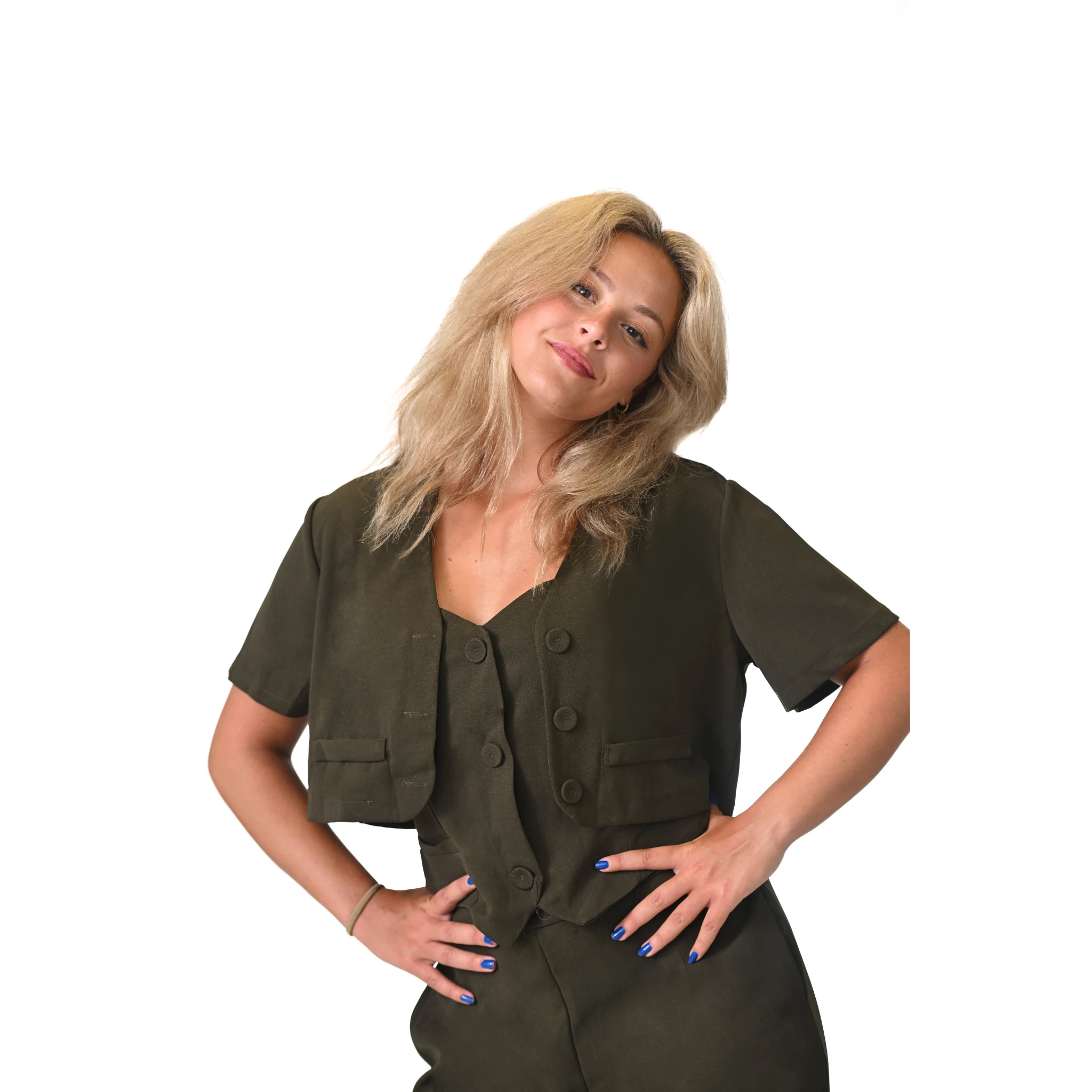 Bossbelle Deep Emerald Power Jumpsuit