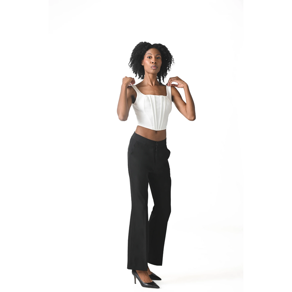 Opale Blanche White Hourglass Corset Top