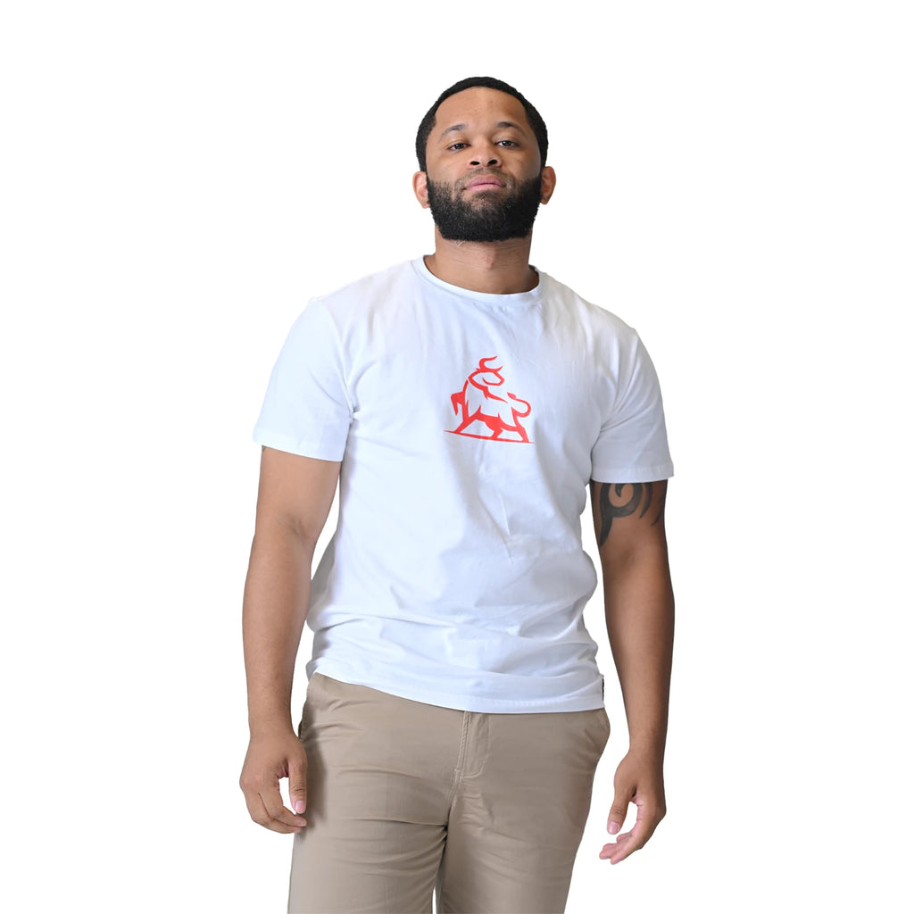 Rogue Bull White T-Shirt
