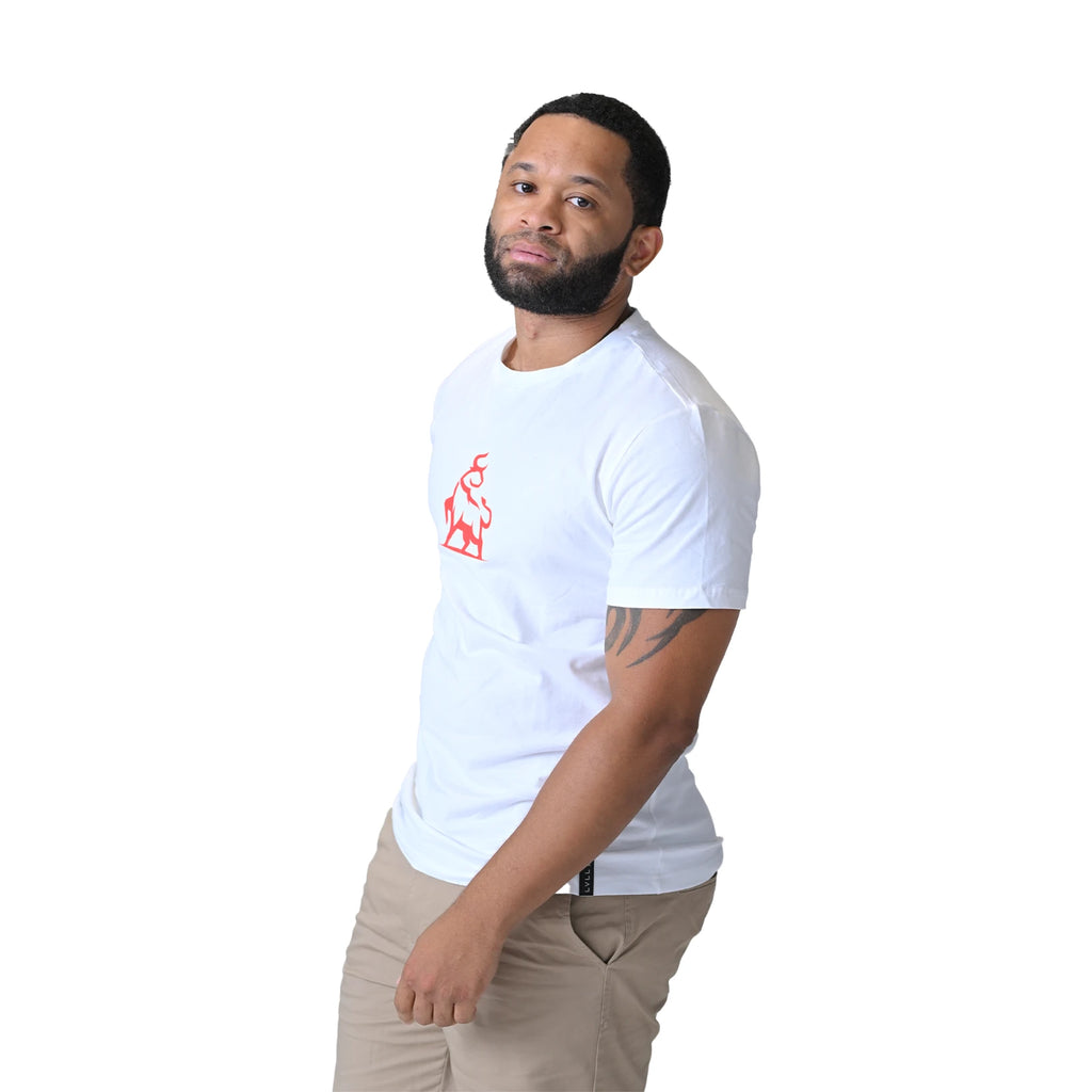 Rogue Bull White T-Shirt