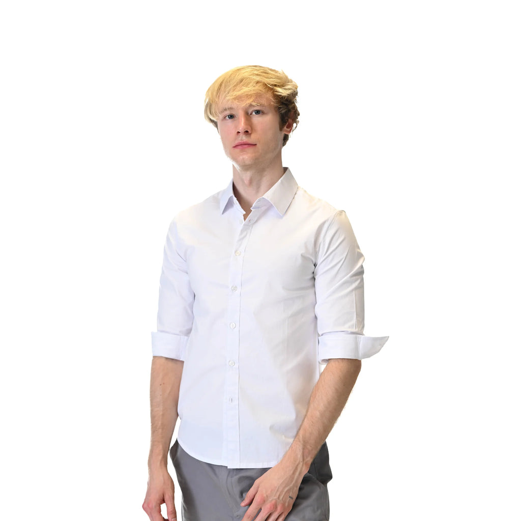 Salt Thread White Dress Shirt