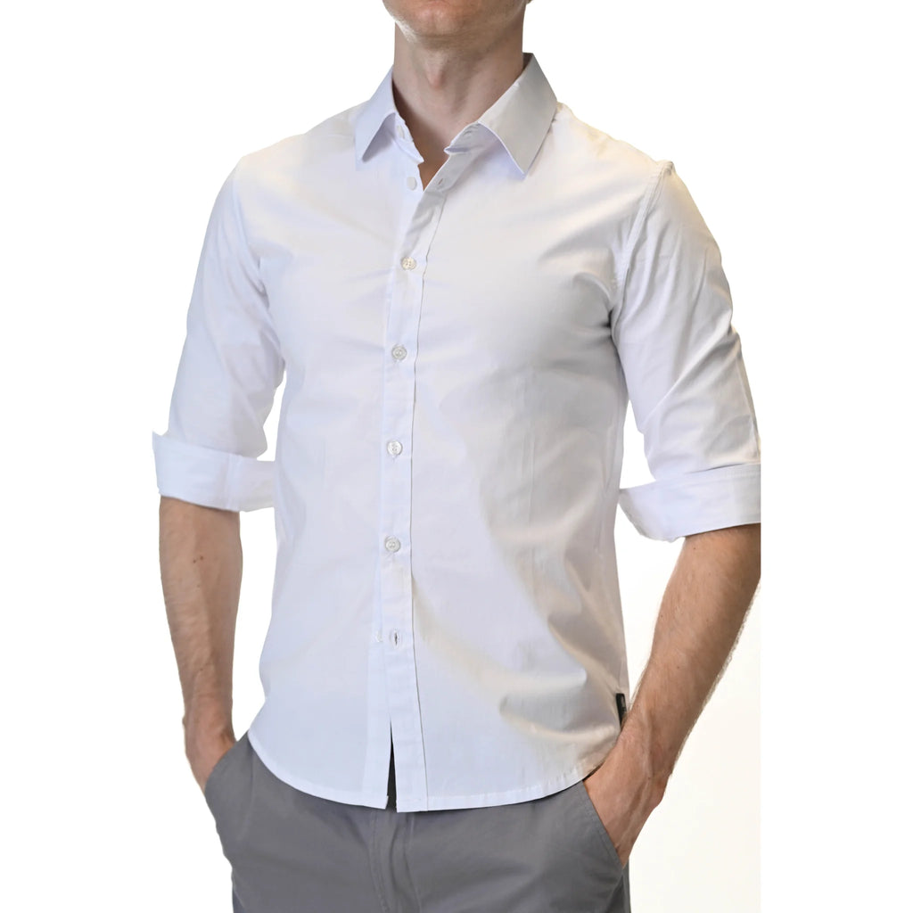 Salt Thread White Dress Shirt
