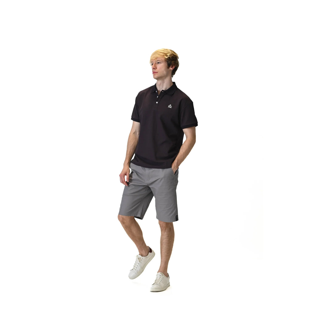 Stone Shade Purplish Grey Polo Shirt