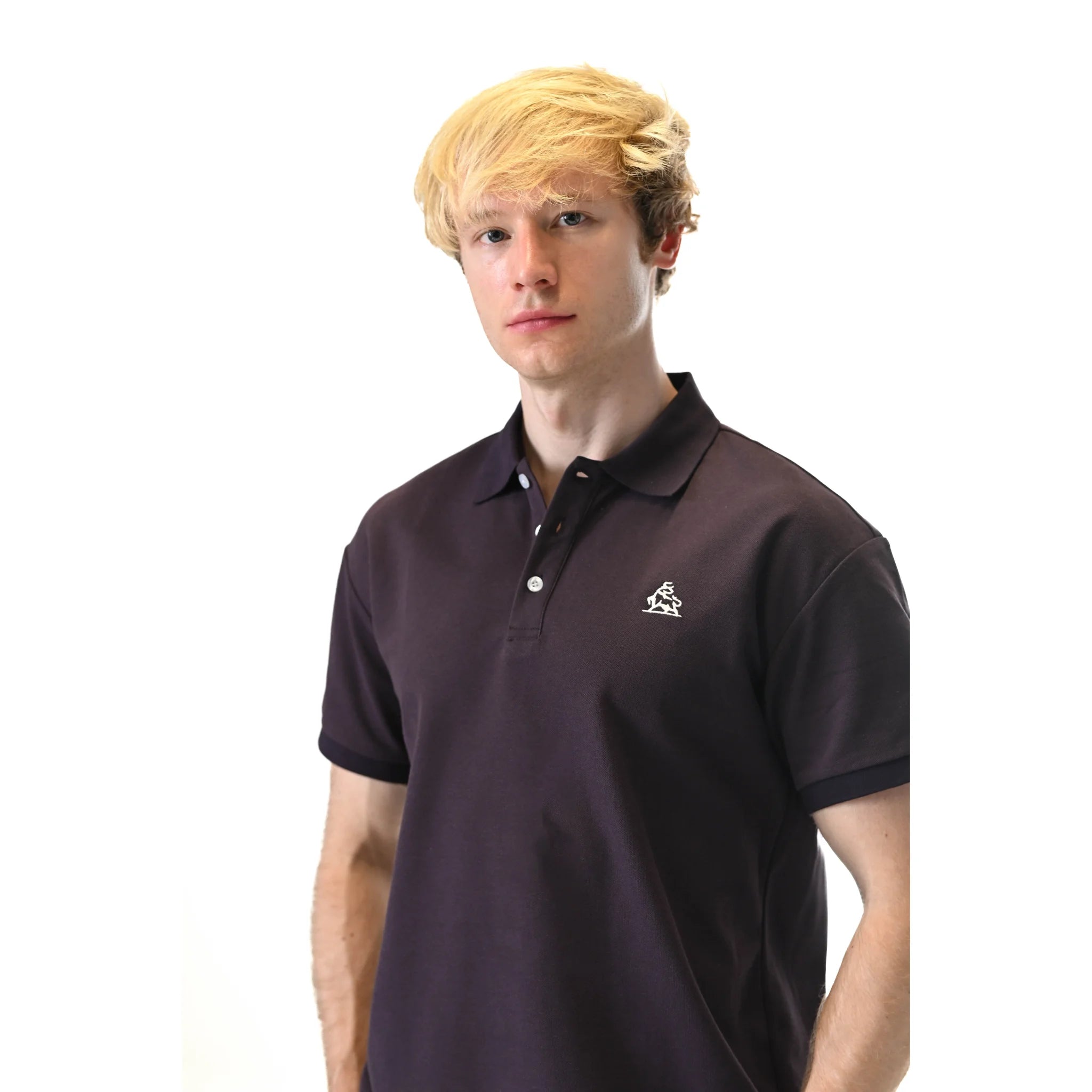 Stone Shade Purplish Grey Polo Shirt