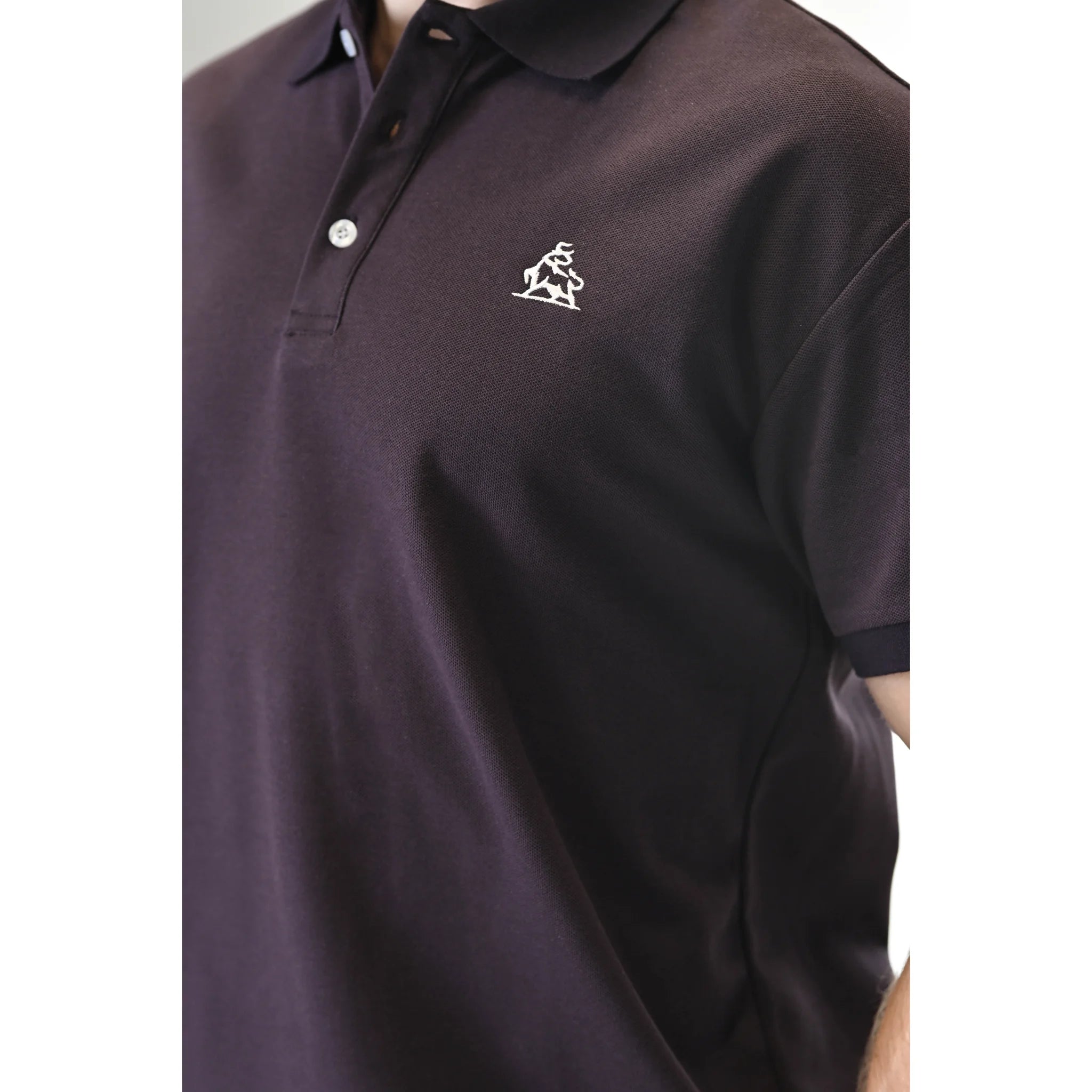 Stone Shade Purplish Grey Polo Shirt