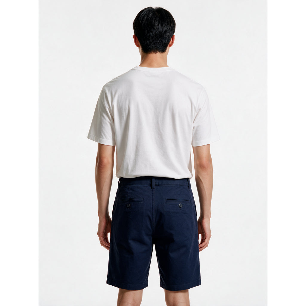 Men's Navy Blue Dress Shorts