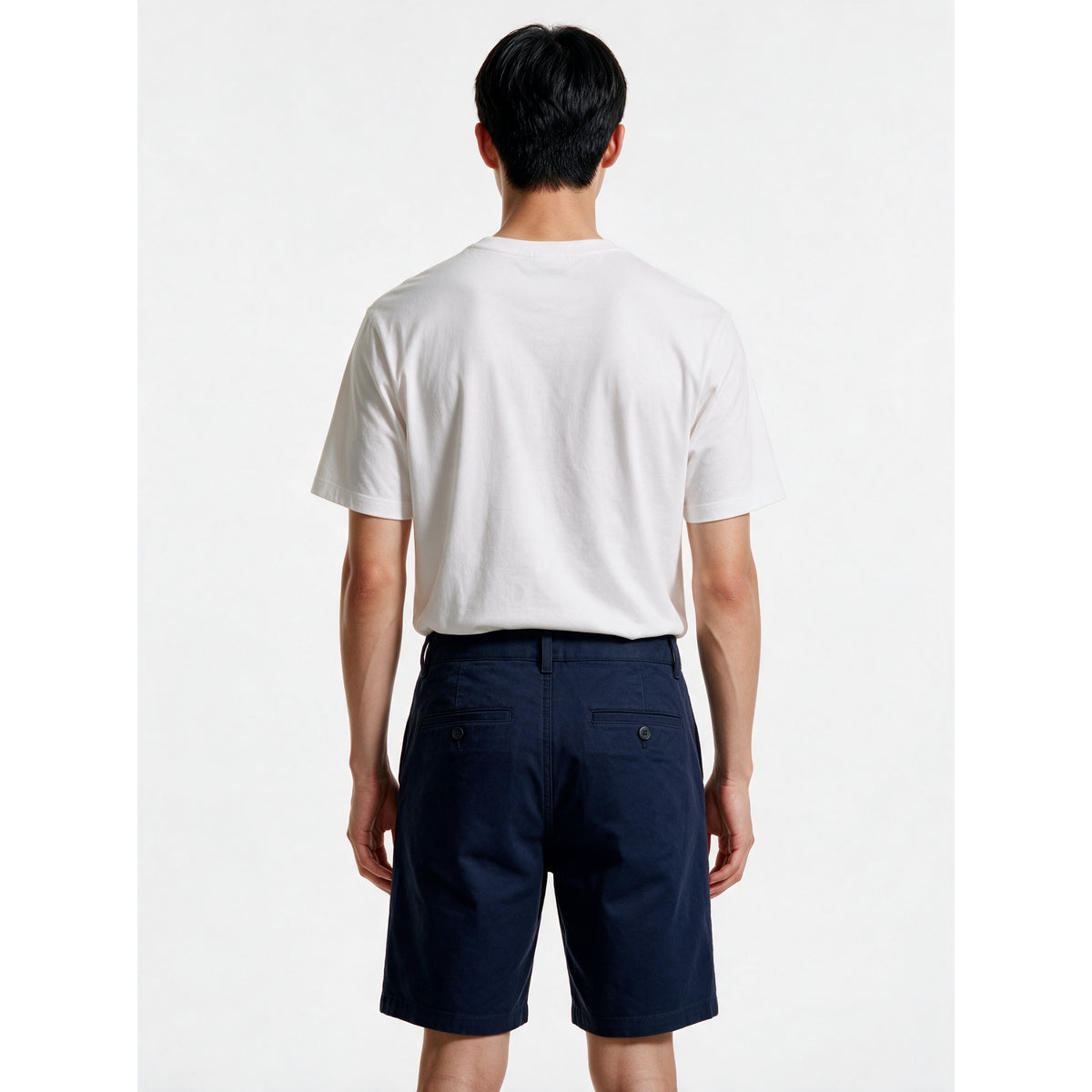 Men's Navy Blue Dress Shorts