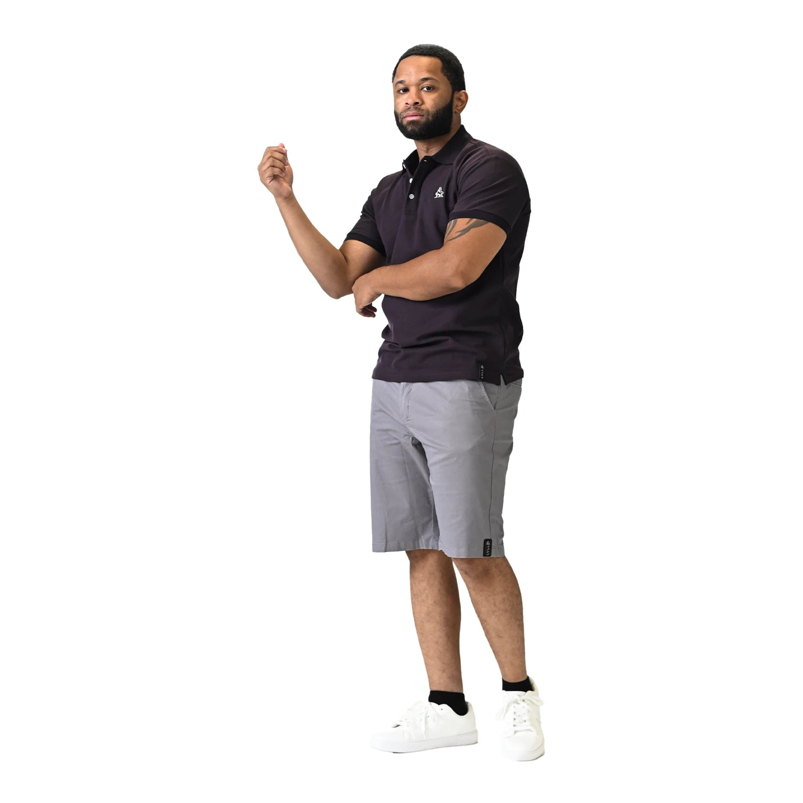 Noir Frame Jet Black Polo Shirt