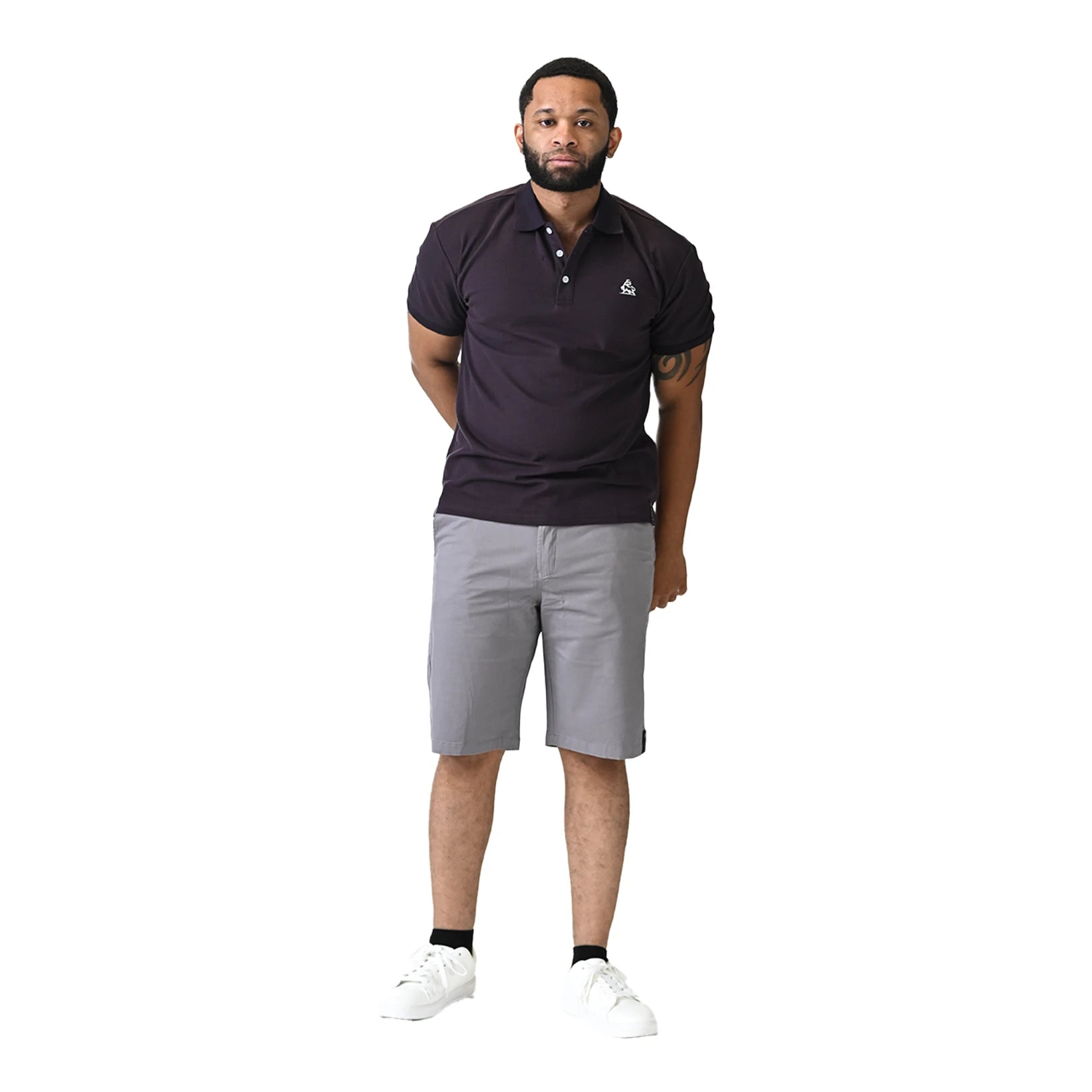 Noir Frame Jet Black Polo Shirt