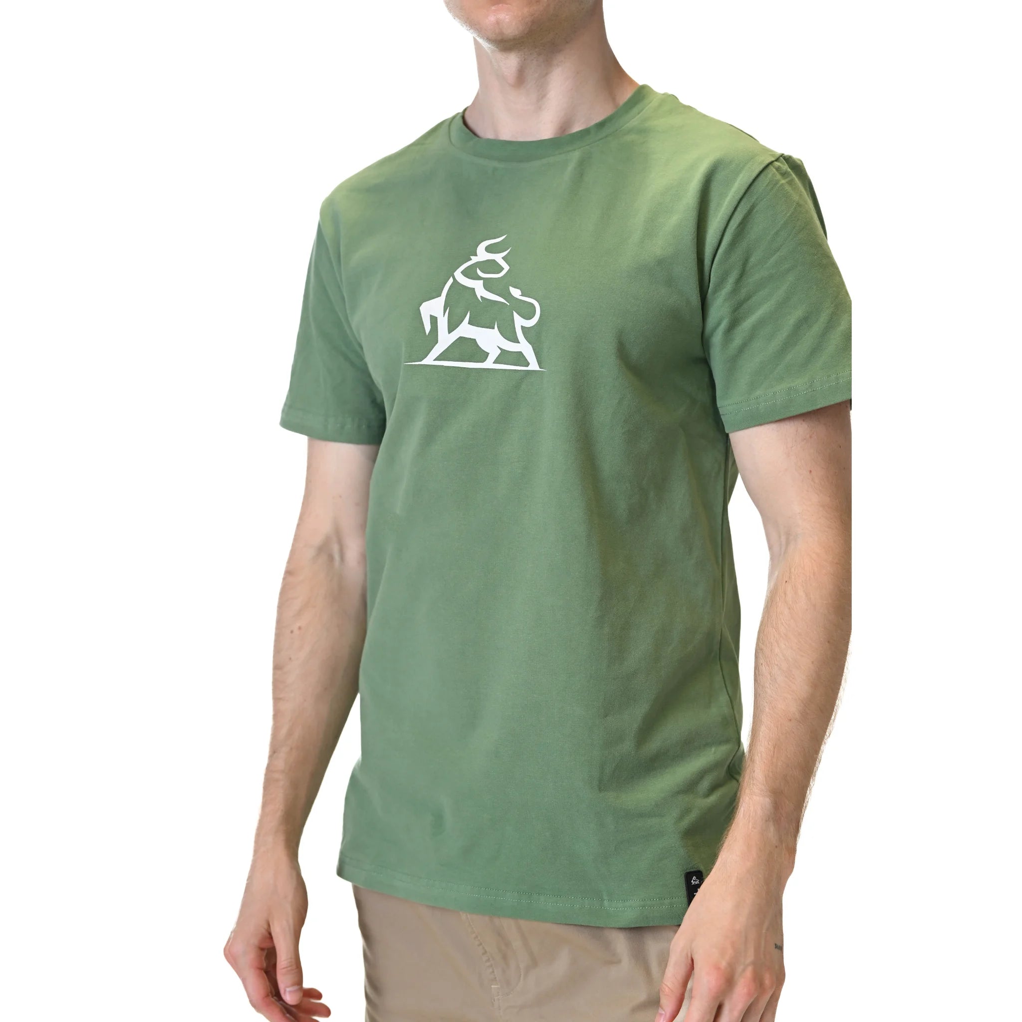 Forest Bull Green T-Shirt