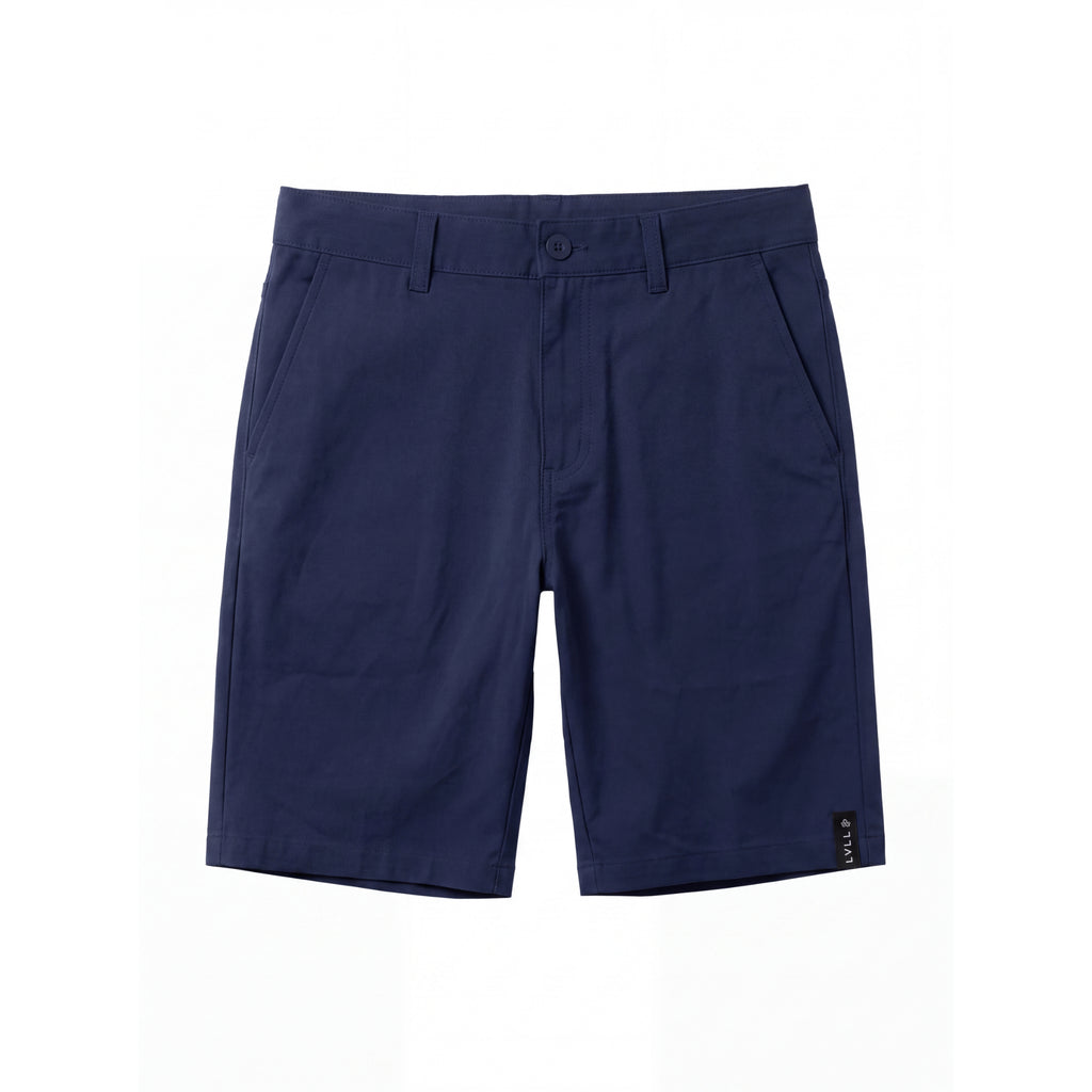 Men's Navy Blue Dress Shorts