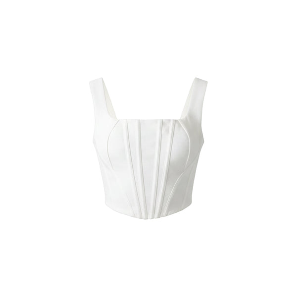 Opale Blanche White Hourglass Corset Top